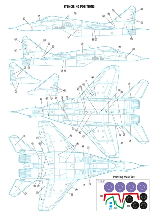 Samolot Mikoyan MiG-29 German 48022 Hobby 2000