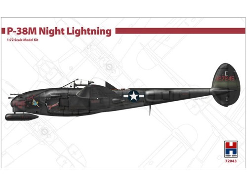 Samolot Lockheed P-38M Night Lightning 72043 Hobby 2000
