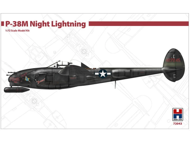 Samolot Lockheed P-38M Night Lightning 72043 Hobby 2000