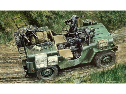 Samochód Willys MB Jeep Commando Car 0320 Italeri