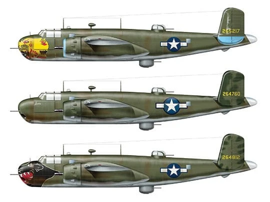 Samolot North American B-25G Mitchell 1309 Italeri