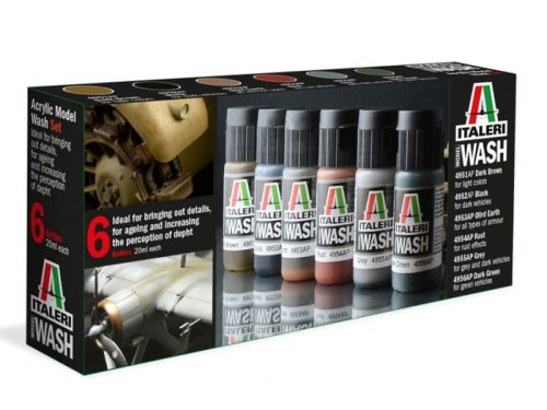 Washe modelarskie zestaw 6szt. 448AP Italeri