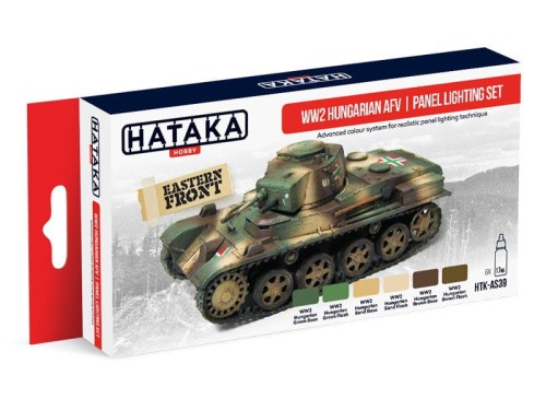 Zestaw farb akrylowych Hungarian AFV HTK-AS39 Hataka