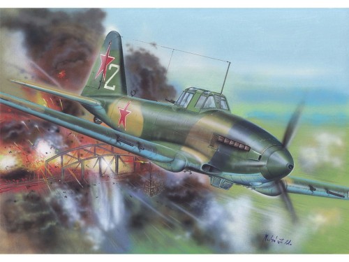  Samolot Ilyushin II-10 Ił-10 72035 Fly