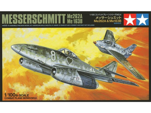 Samolot Messerschmitt Me 262A i Me 163B 61604 Tamiya