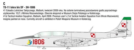 Samolot PZL TS-11 Iskra bis DF 70003 Arma Hobby