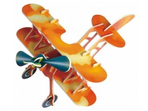 Samolot dwupłatowiec składanka