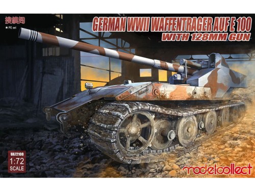 Czołg Waffentrager auf E-100 128mm UA72108 Modelcollect