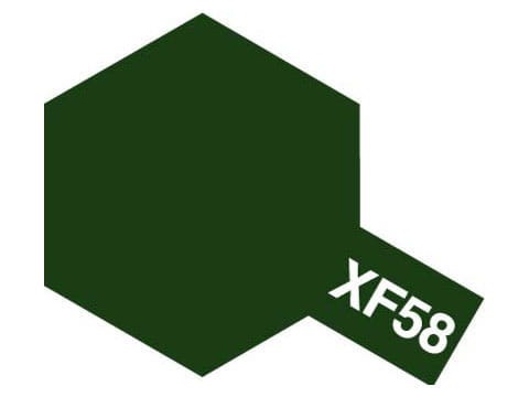 Farba akrylowa XF-58 Olive Green Flat 81358 Tamiya