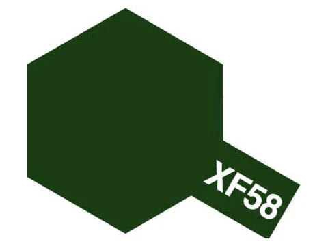Farba akrylowa XF-58 Olive Green Flat 81358 Tamiya