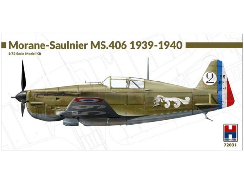 Samolot Morane-Saulnier MS.406 1939-40 72031 Hobby 2000