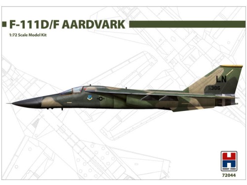 Samolot General Dynamics F-111D/F 72044 Hobby 2000