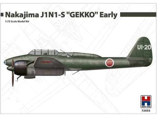 Samolot Nakajima J1N1-S Gekko Early 72053 Hobby 2000