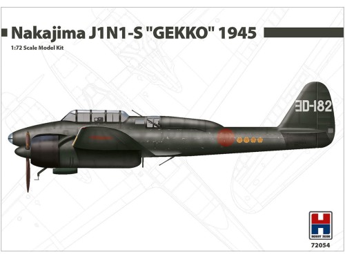 Samolot Nakajima J1N1-S Gekko 1945 72045 Hobby 2000