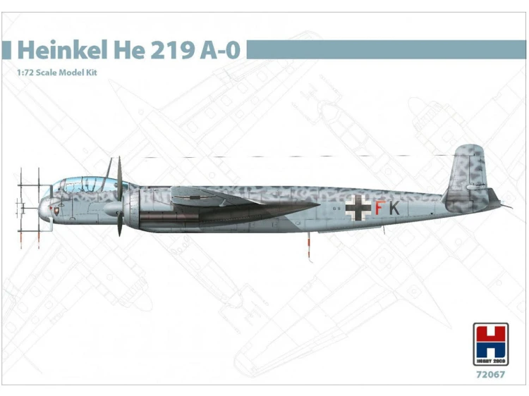 Samolot Heinkel He 219 A-0 72067 Hobby 2000