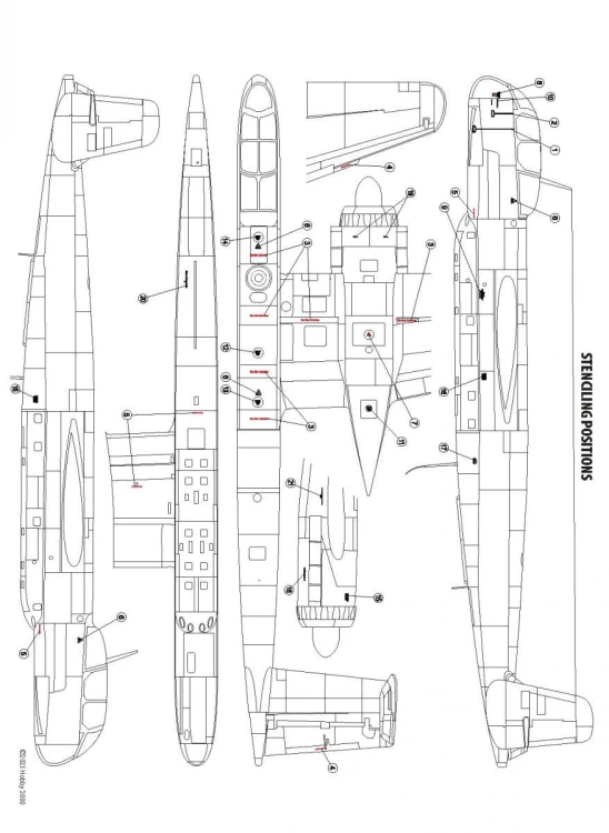Samolot Heinkel He 219 A-2 72068 Hobby 2000