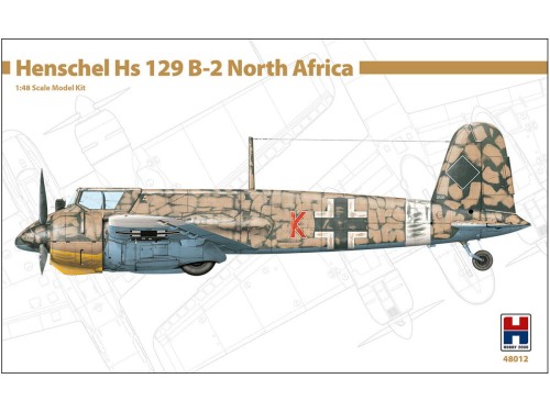 Samolot Henschel Hs 129 B-2 North Africa 48012 Hobby 2000