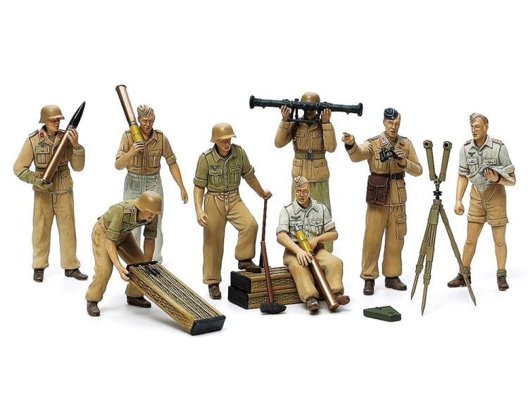 Figurki jednostka artylerii Luftwaffe 35343 Tamiya