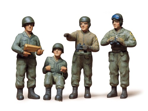 Figurki amerykańska załoga czołgu 35004 Tamiya