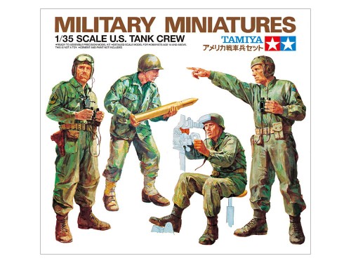 Figurki amerykańska załoga czołgu 35004 Tamiya