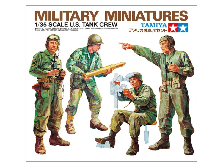 Figurki amerykańska załoga czołgu 35004 Tamiya