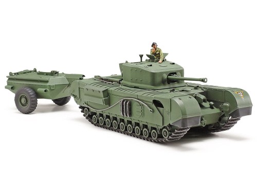 Czołg Churchill Mk.VII Crocodile 32594 Tamiya