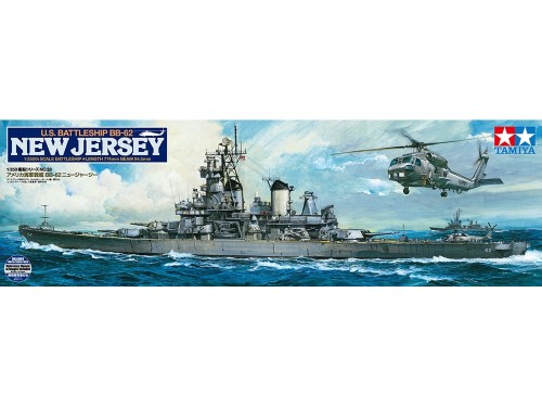 Okręt pancernik USS New Jersey BB-62 78028 Tamiya