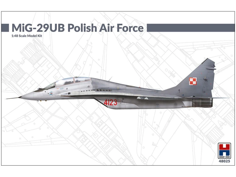 Samolot Mikoyan MiG-29UB Polish Air Force 48025 Hobby 2000