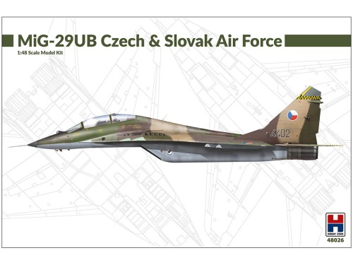 Samolot Mikoyan MiG-29UB Czech & Slovak Air Force 48026 Hobby 2000