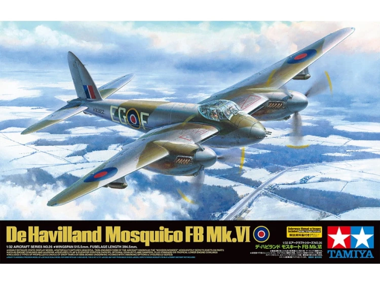 Samolot De Havilland Mosquito FB Mk.VI 60326 Tamiya