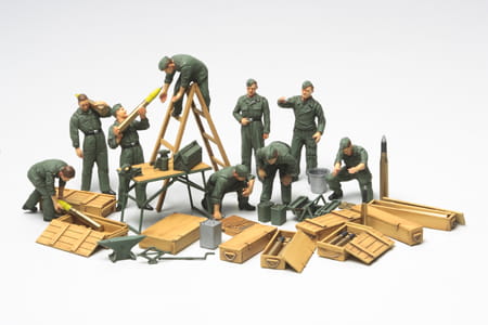 Figurki personel naprawczy 32547 Tamiya
