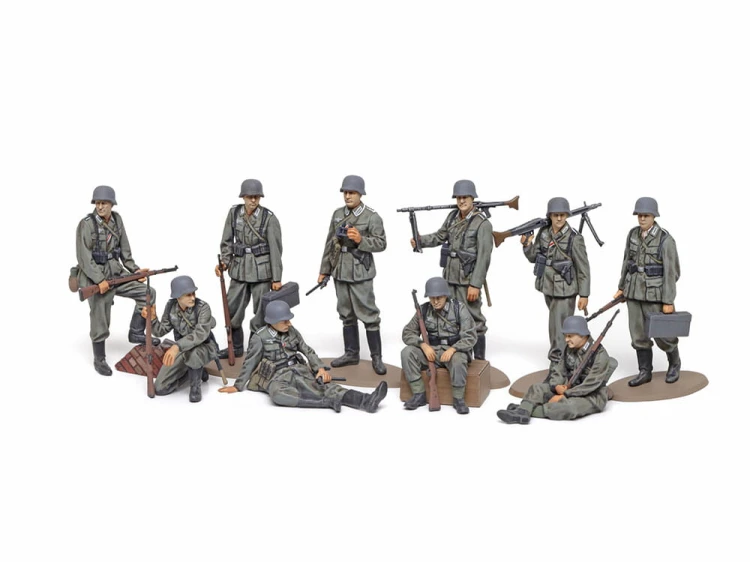 Figurki niemiecka piechota Wehrmachtu 32602 Tamiya