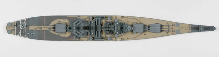 Okręt pancernik USS New Jersey BB-62 31614 Tamiya