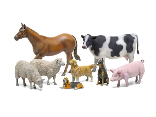 Figurki zwierzęta domowe II 35385 Tamiya
