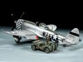 Samolot P-47D Thunderbolt i Willys MB 25214 Tamiya