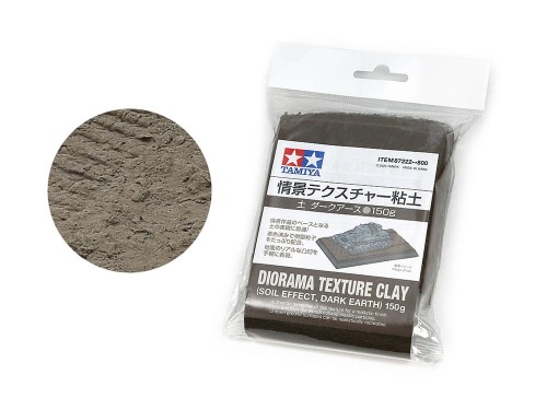 Glina teksturująca Soil effect dark earth 87222 Tamiya