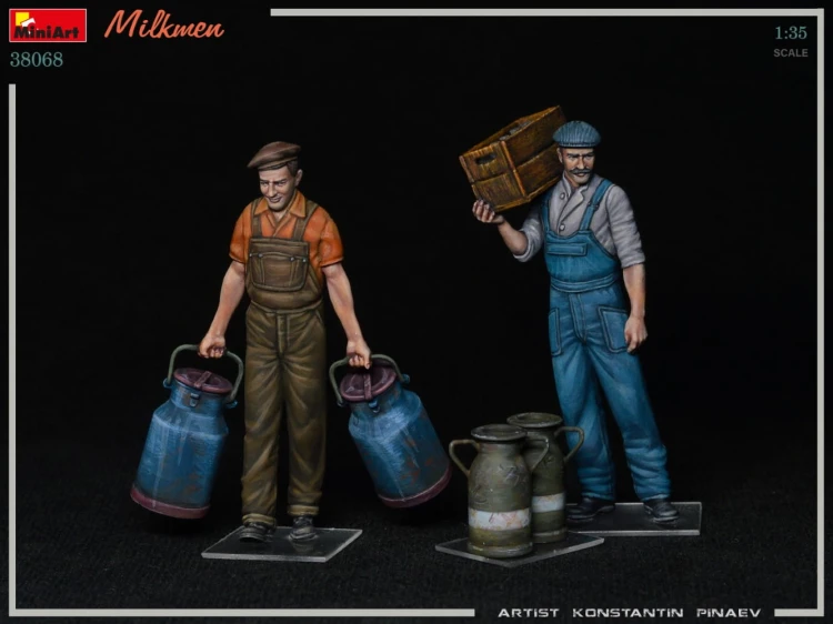 Figurki Mleczarze z kankami 38068 MiniArt