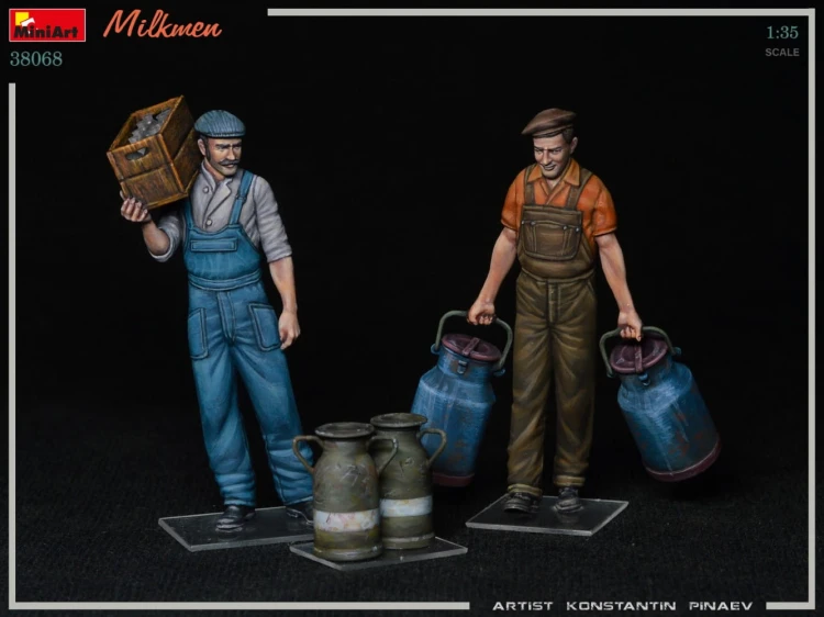 Figurki Mleczarze z kankami 38068 MiniArt