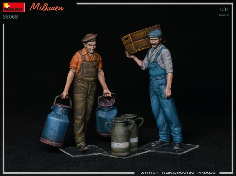 Figurki Mleczarze z kankami 38068 MiniArt
