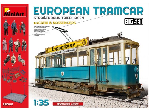 Tramwaj StraBenbahn Triebwagen 641 38009 MiniArt