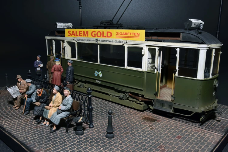 Tramwaj StraBenbahn Triebwagen 641 38009 MiniArt