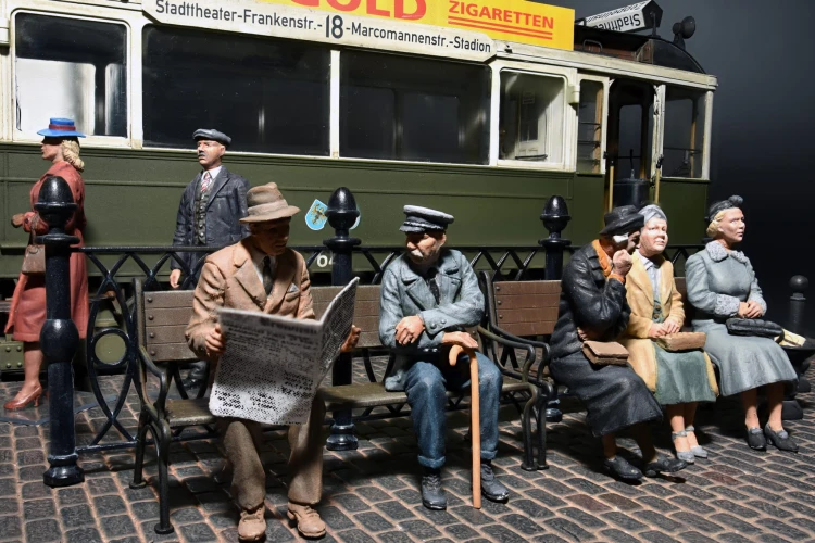 Tramwaj StraBenbahn Triebwagen 641 38009 MiniArt