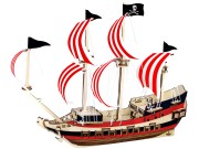 Żaglowiec Królowa Anna składanka drewniana LC-P199 Sea-Land