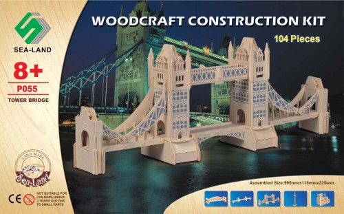 Most Tower Bridge składanka drewniana P055 Sea-Land