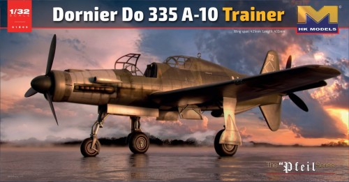 Samolot Dornier Do 335 A-10 Trainer 01E09 HK Models