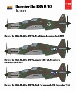 Samolot Dornier Do 335 A-10 Trainer 01E09 HK Models