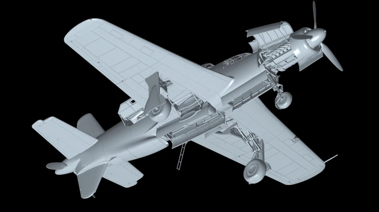 Samolot Dornier Do 335 A-10 Trainer 01E09 HK Models