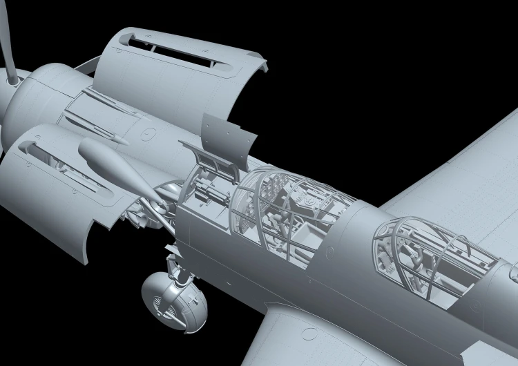 Samolot Dornier Do 335 A-10 Trainer 01E09 HK Models