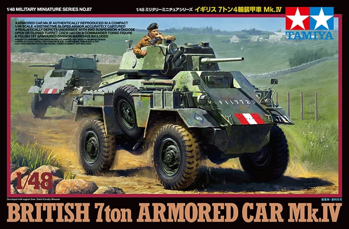 Samochód pancerny Humber Armored Car Mk.IV 32587 Tamiya
