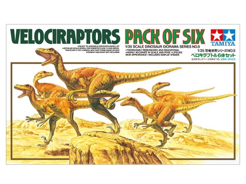 Dinozaur Velociraptor 60105 Tamiya